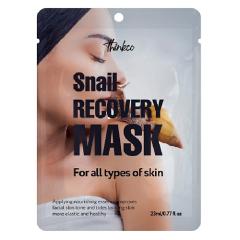 THINKCO Snail Recovery Mask Маска-салфетка для лица с экстрактом муцина улитки, 23 мл