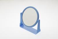DEWAL Beauty Зеркало настольное, в оправе синего цвета, на пластиковой подставке 175 x 160 х 10 мм MR115