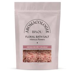 BISOU Aromacologie Соль цветочная для ванны Успокаивающая с цветками гибискуса 330 г