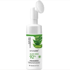 SERSANLOVE Aloe vera Cleansing Foam Пенка для умывания с экстрактом алоэ 150 мл.