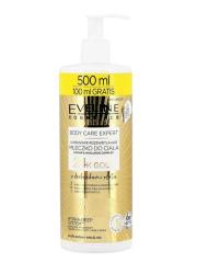 EVELINE Gold Lift Body Care Expert Эксклюзивное молочко для тела с эффектом сияния для сухой и чувствительной кожи 500 мл