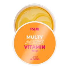PRETTY SKIN Ps.Lab Multy Active Vitamin Patch Патчи гидрогелевые тонизирующие с комплексом витаминов и ниацинамидом 60 шт
