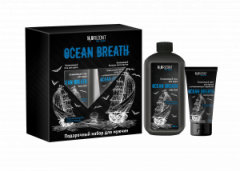 VILSEN Подарочный набор "H2ORIZONT OCEAN BREATH" (Гель для душа 500 мл.+Бальзам после бритья 110 мл.)