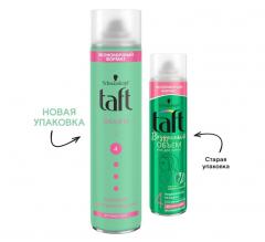 TAFT Объем Лак для тонких волос Сверхсильная фиксация (4) 350 мл