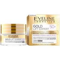 EVELINE Gold Lift Expert Эксклюзивный мультипитательный крем-сыворотка С 24к золотом 50+ 50 мл