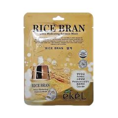 EKEL Маска тканевая с экстрактом рисовых отрубей,RICE BRAN Ultra Hydrating Essence Mask 25 мл