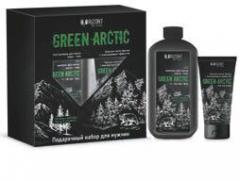VILSEN Подарочный набор "H2ORIZONT Green arctic" (2-в-1 шампунь 500 мл.+ Бальзам после бритья 110 мл.)