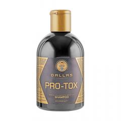 DALLAS Hair Pro-tox Шампунь с кератином, коллагеном и гиалуроновой кислотой 500 г