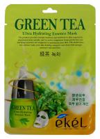 EKEL Ultra Hydrating Essence Mask Green Tea Тканевая маска для лица с экстрактом Зеленого чая 25 мл