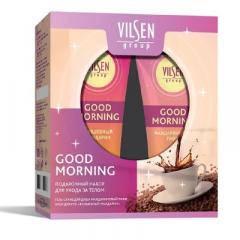 VILSEN Подарочный набор для ухода за телом "Good Morning" (Крем для рук мандарин 160 мл тюб. + Гель-скраб для душа 160 мл тюб.)