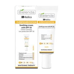 BIELENDA Dr Medica OVERPIGMENTATION Успокаивающий крем SPF50, 50мл