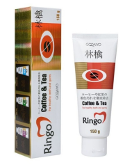 RINGO Coffee&Tea Паста зубная отбеливающая 150 г (Япония)