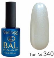 BAL Gel Color №340 Гель-лак каучуковый Жемчужное ожерелье 11 мл