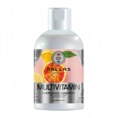 DALLAS Multivtamin Шампунь мультивитаминный энергетический с экстрактом женьшеня и маслом авокадо 1000 г