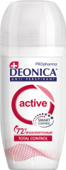 DEONICA Дезодорант-антиперспирант рoлик PROpharma ACTIVE 50мл