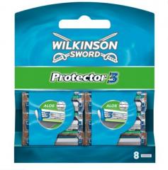 SCHICK WILKINSON Protector-3 Кассеты 8 шт
