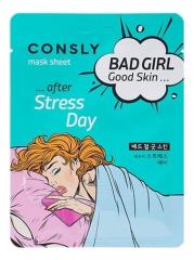 CONSLY Bad Girl Good Skin After Stress Day Mask Sheet Маска тканевая После тяжелого дня 23 мл