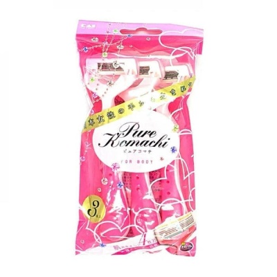 KAI Pure Komachi Бритва женская одноразовая 4 лезвия 3 шт (Япония)