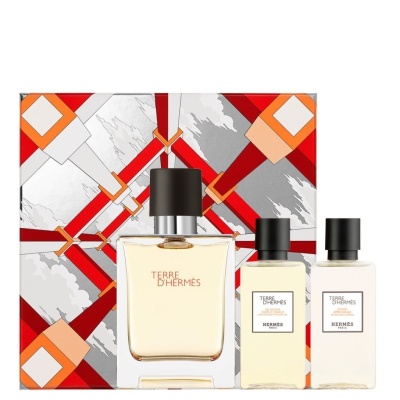 HERMES Terre d'Hermes men set (50ml edt + 40ml sh/gel + 40ml a/sh lotion)