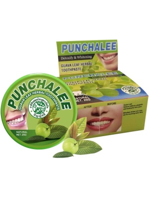 ТАИЛАНД PUNCHALEE Растительная зубная паста с экстрактом листьев гуавы 25 г