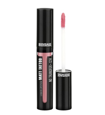 LUXVISAGE MATT TATTOO NO TRANSFER 12H Жидкая губная помада 101 Lavender Pink