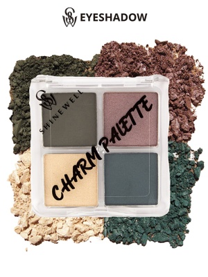 SHINEWELL Тени для глаз Charm Palette (4 цвета) т.3 LCS2-03 купить с доставкой по выгодной цене