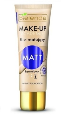BIELENDA Make-up Academie Matt Матирующий тональный крем №3 карамельный 30 г купить с доставкой по выгодной цене
