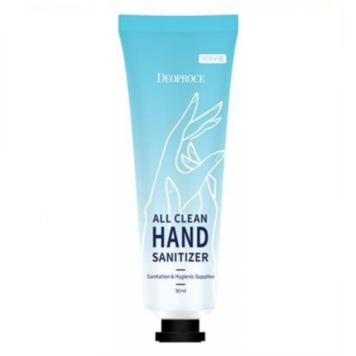 КОРЕЯ Гель для рук "Дезинфицирующий" DEOPROCE All Clean Hand Sanitazer 50 мл