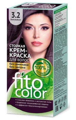 ФИТОКОСМЕТИК Fitocolor Стойкая крем-краска для волос 3.2 Баклажан 115 мл