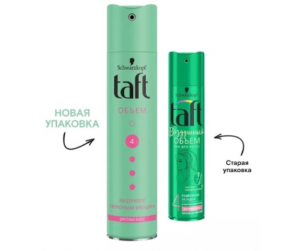 TAFT Объем Лак для тонких волос Сверхсильная фиксация (4) 225 мл