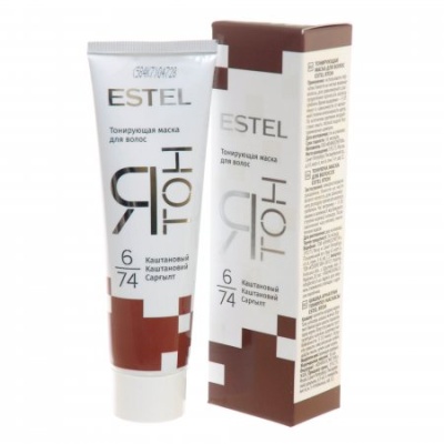 ESTEL Ятон Тонирующая маска для волос 6/74 Каштановый