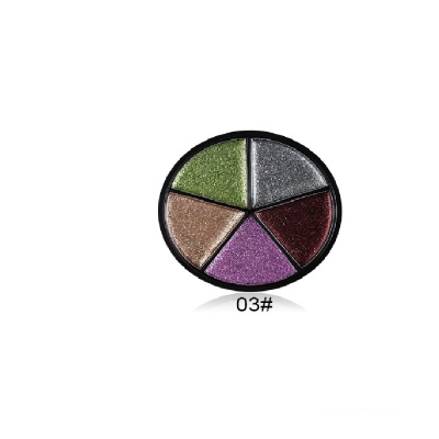 KISS MY DEAR Палетка глиттеров для лица и тела 5 цветов, 03 купить с доставкой по выгодной цене