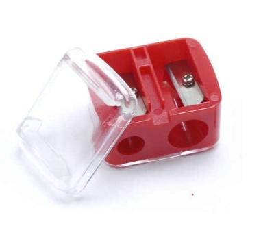 Точилка косметическая двойная, красная купить с доставкой по выгодной цене