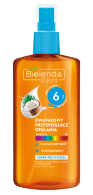 BIELENDA Bikini Sun Protection LineI Двухфазный ускоритель для загара SPF6 150 мл