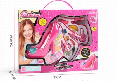 .Набор косметики Fashion make up для девочек 31*24,4*6,4 см, туфли, 3 яруса