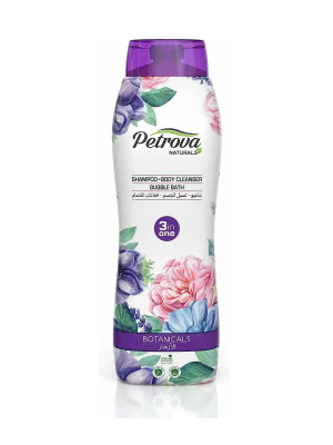 PETROVA Naturals Botanicals Натуральное моющее средство 3 в 1 для тела и волос Райский сад 500 мл