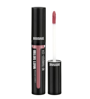 LUXVISAGE Matt Tattoo No Transfer 12H Жидкая губная помада тон 104 Lilac Nude