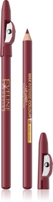 EVELINE Max Intense Colour Карандаш для губ с точилкой №30 Berry Rose 7 г