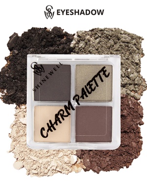 SHINEWELL Тени для глаз Charm Palette (4 цвета) т.1 LCS2-01 купить с доставкой по выгодной цене