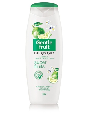 IRIS Gentle Fruit Гель для душа Лайм и цветы белого чая 400 мл