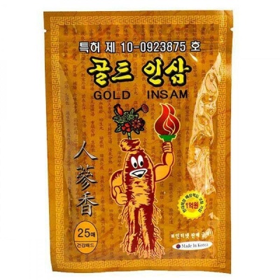 DAEJEON Gold Red Ginseng Пластыри для тела набор 25 шт