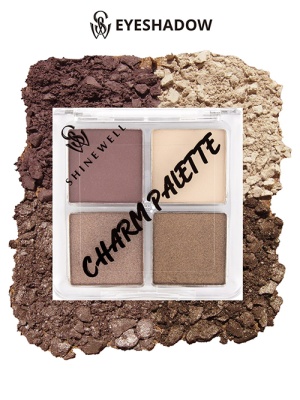SHINEWELL Тени для глаз Charm Palette (4 цвета) т.2 LCS2-02 купить с доставкой по выгодной цене