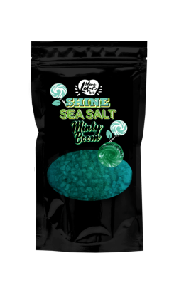 BISOU MonoLove Bio Соль-шиммер для ванны Minty Boom с ароматом мятной жвачки 250 мл