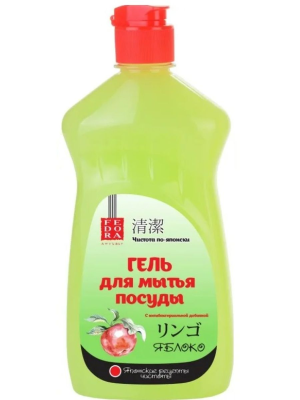 FEDORA Гель для мытья посуды Яблоко 500 мл