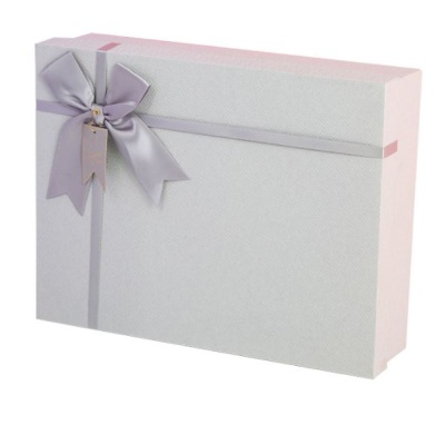 Коробка подарочная 16,5*11,5*6 см, серая
