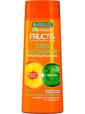 GARNIER Fructis Шампунь для волос Sos Восстановление 250 мл