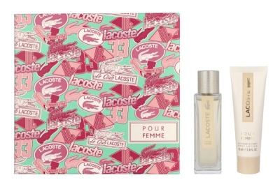 LACOSTE lady set (50ml edp + 50ml b/lotion)