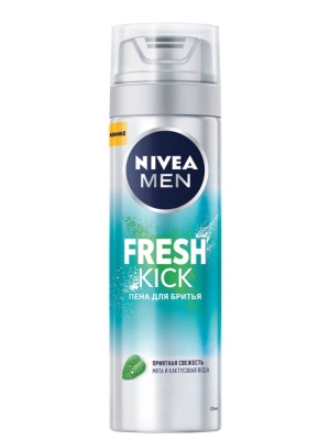 NIVEA Пена для бритья Fresh kick 200 мл