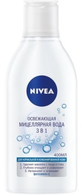 NIVEA Вода мицеллярная 3 в 1 для нормальной кожи 400 мл