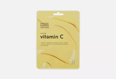 MONIC BEAUTY Skin Code Тканевая маска для лица Витамин С 25 мл